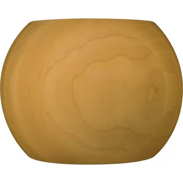 4 x 6 Non-Fluted Round Bun Foot in Hard Maple, Osborne Wood Products, Mfr#: 4260HM